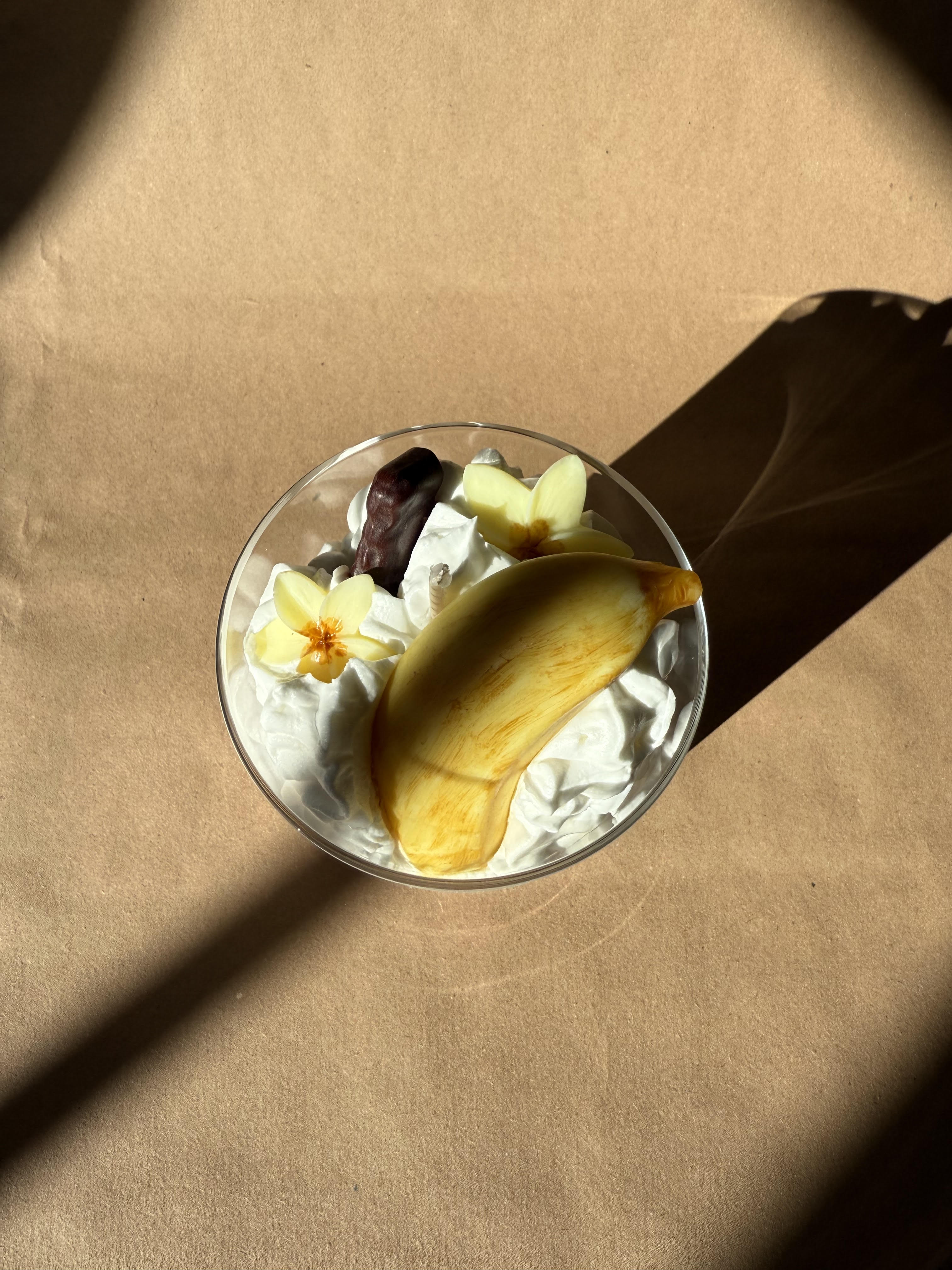 Bougie gourmande "Pet de singe"