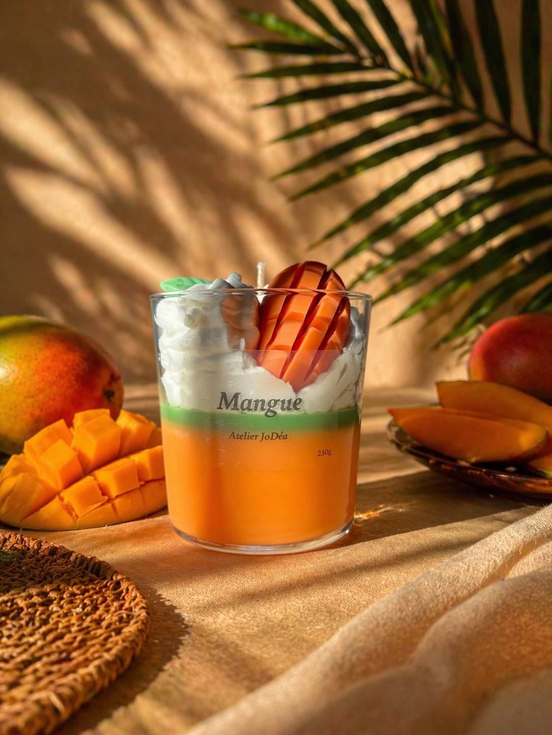 Bougie gourmande "Mangue"