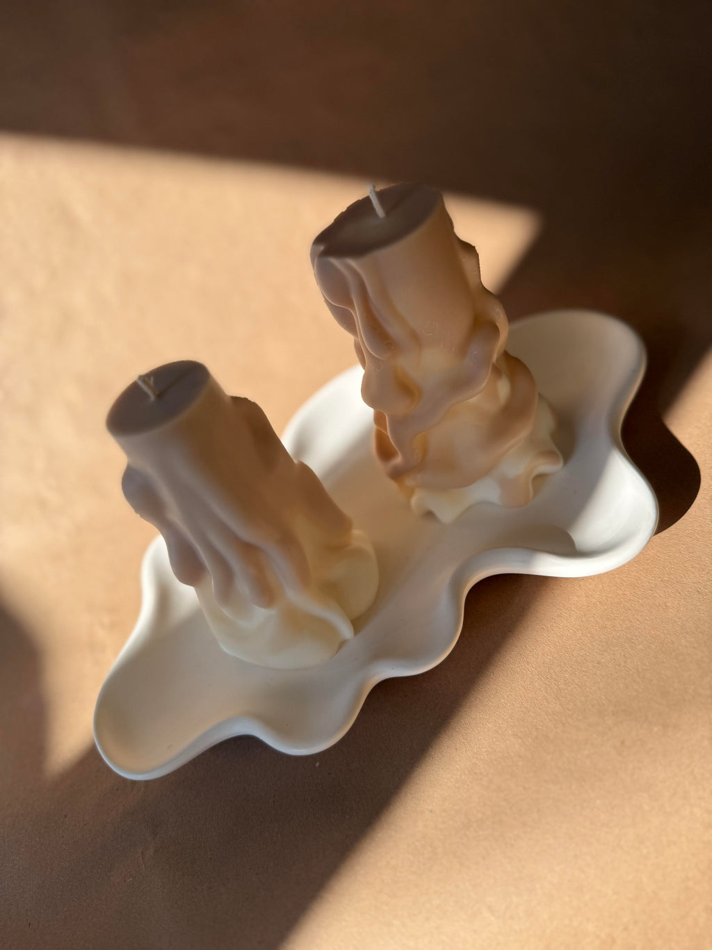 Les Fondues "Dégradé beige"