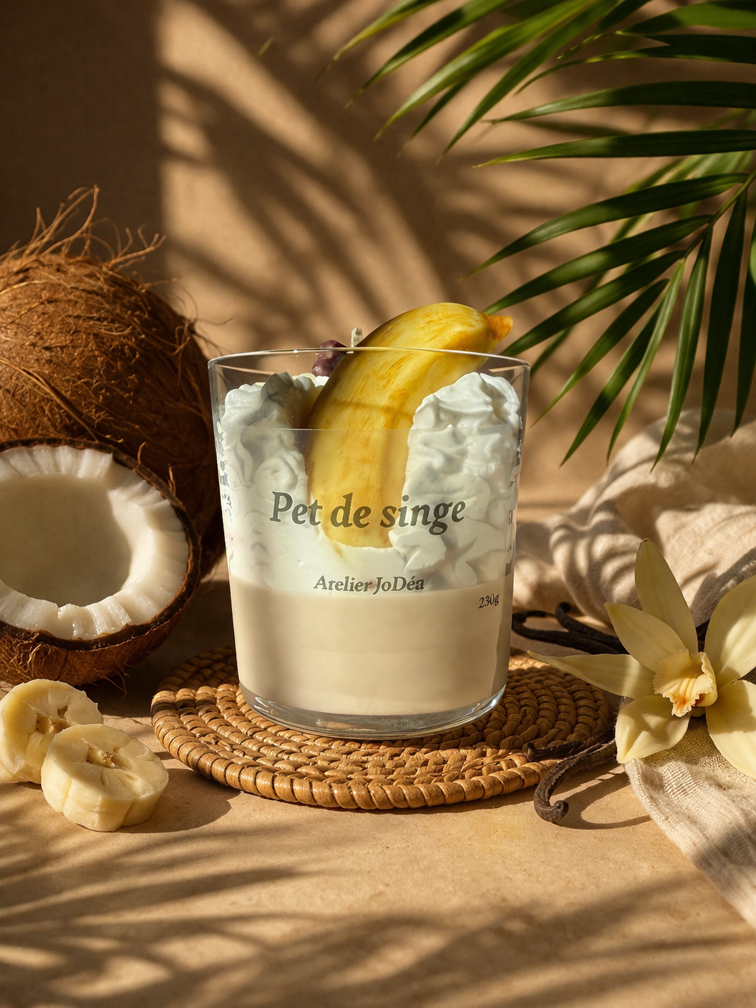Bougie gourmande "Pet de singe"