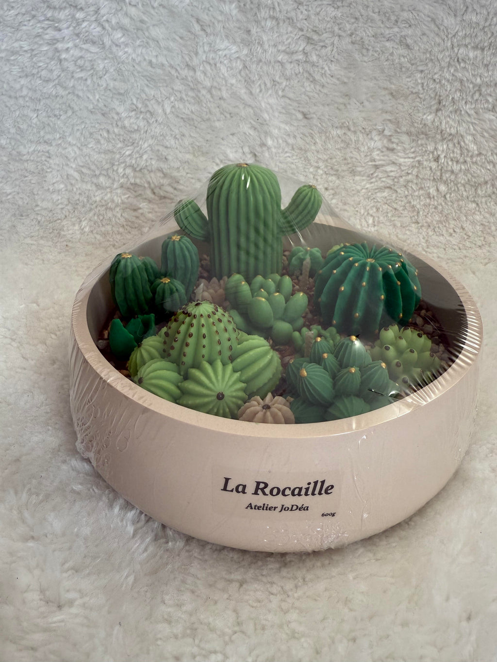 Jardin bougie "La Rocaille" grand modèle