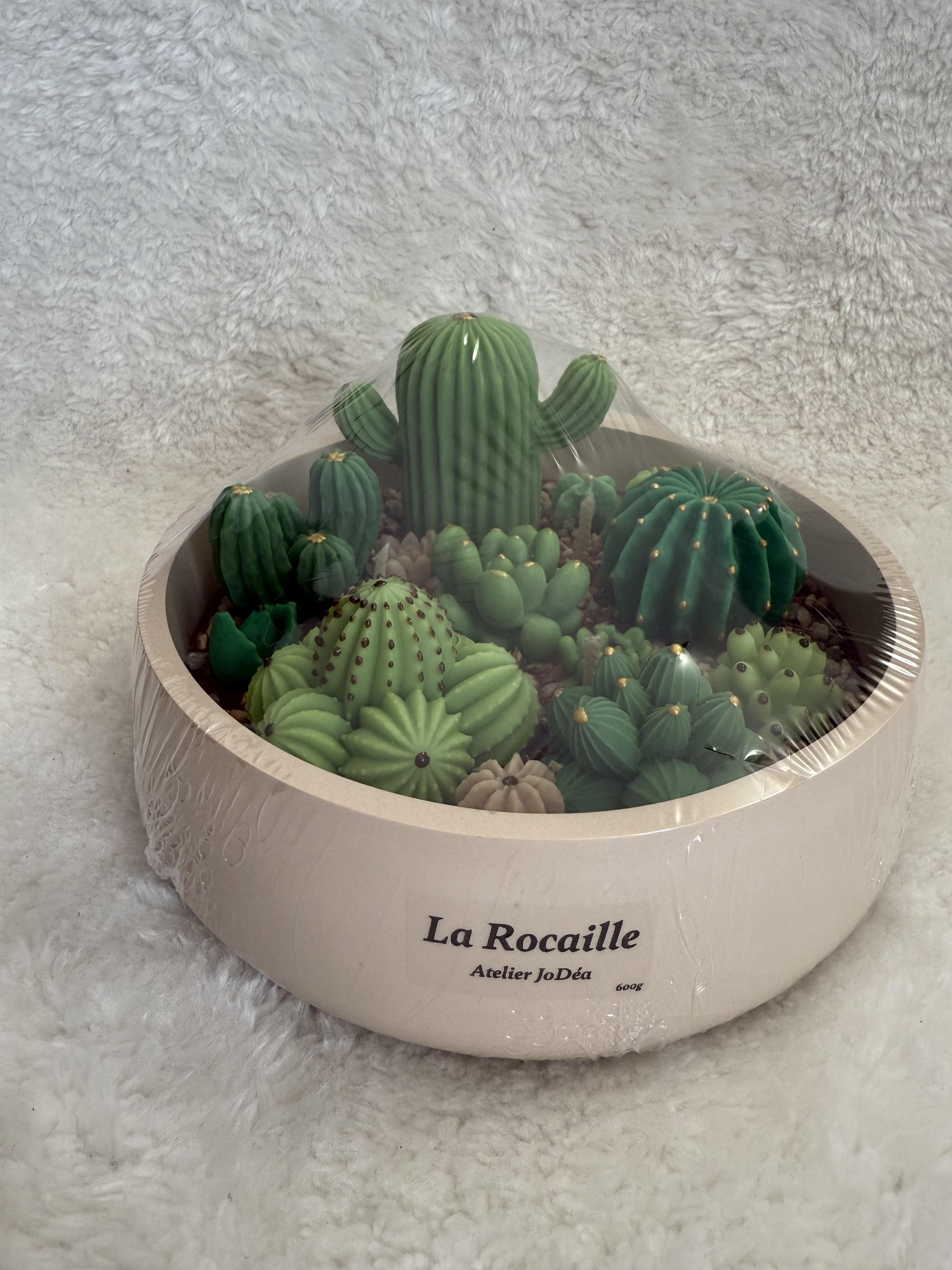 Jardin bougie "La Rocaille" grand modèle