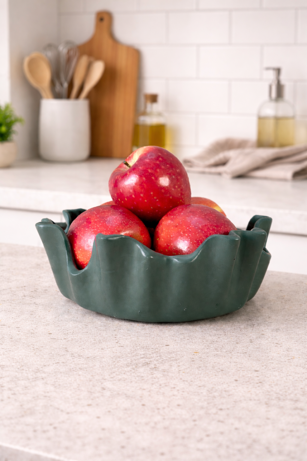 Plat Jesmonite "Tarte"