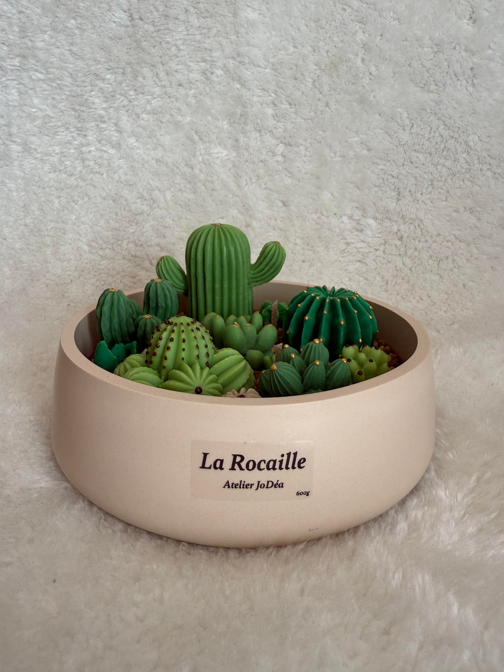 Jardin bougie "La Rocaille" grand modèle