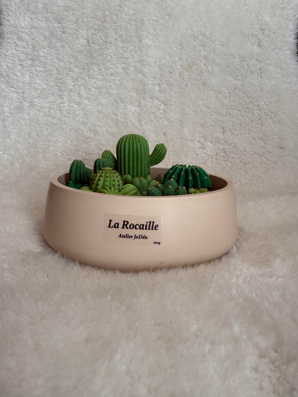 Jardin bougie "La Rocaille" grand modèle