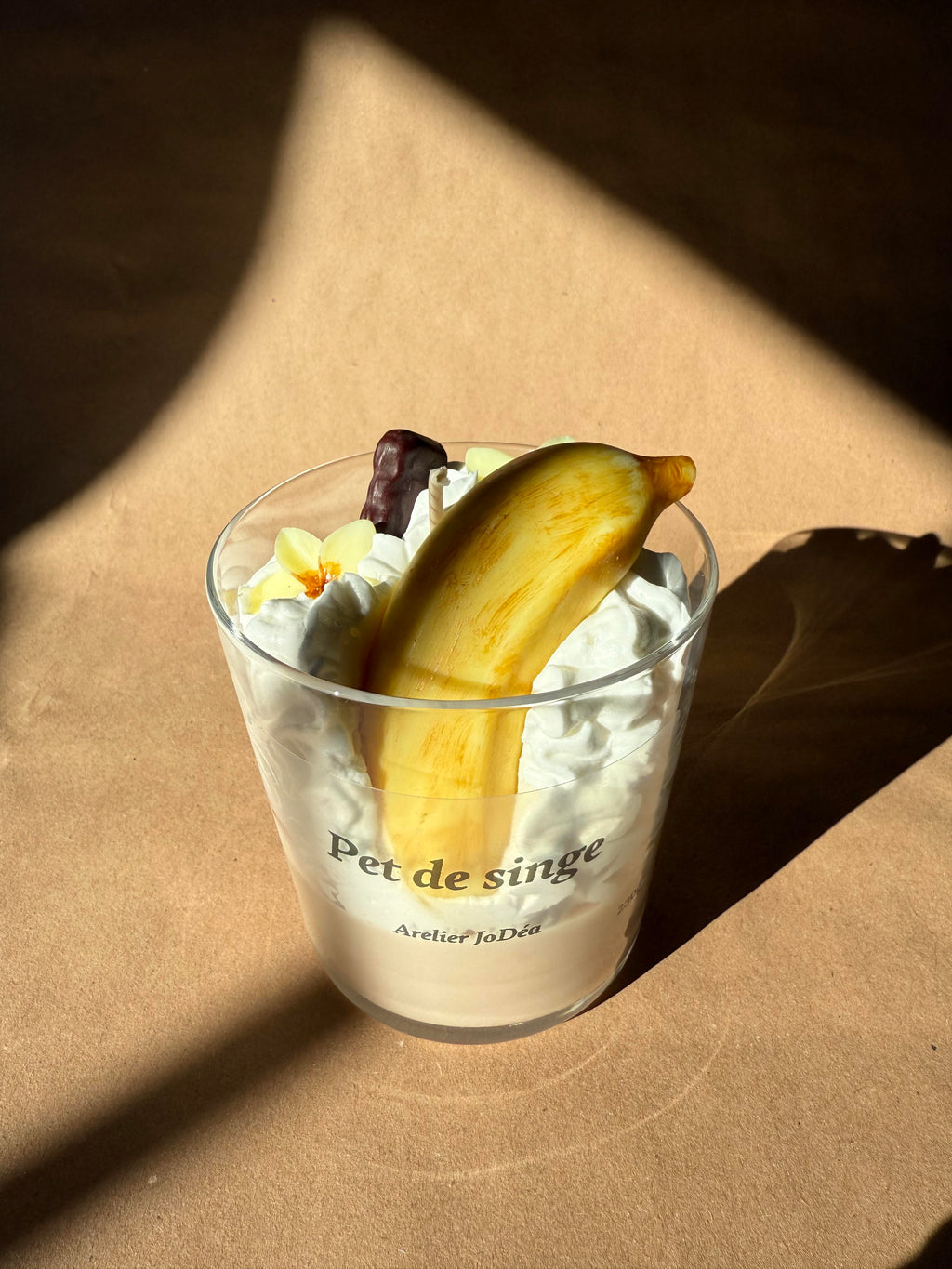 Bougie gourmande "Pet de singe"
