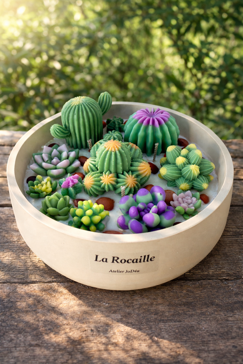 Jardin "La Rocaille" Grand modèle couleur